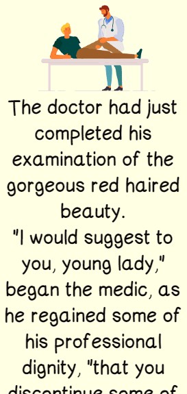 The doctor had just completed his examination