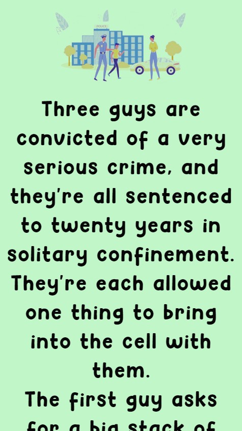 Three guys are convicted of a very serious crime