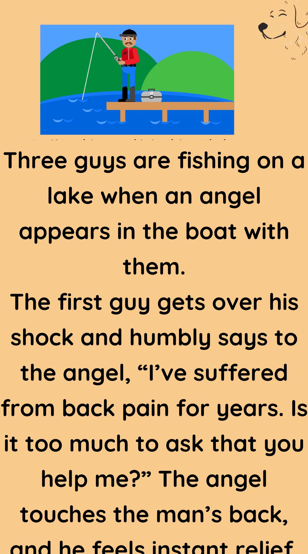 Three guys are fishing on a lake