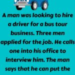 A man was looking to hire a driver