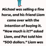 Michael was selling a fine horse