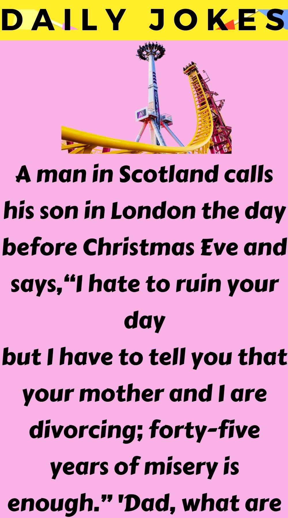 A man in Scotland calls his son in London
