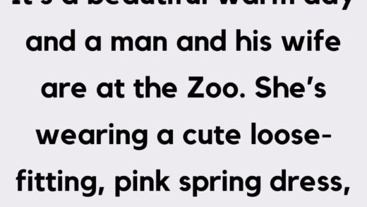 A man and his wife are at the Zoo