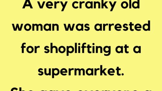 Shoplifting at a supermarket