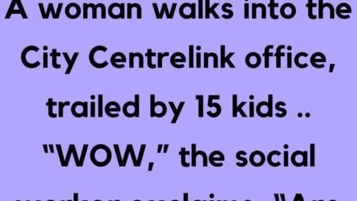 A woman walks into the City Centrelink office